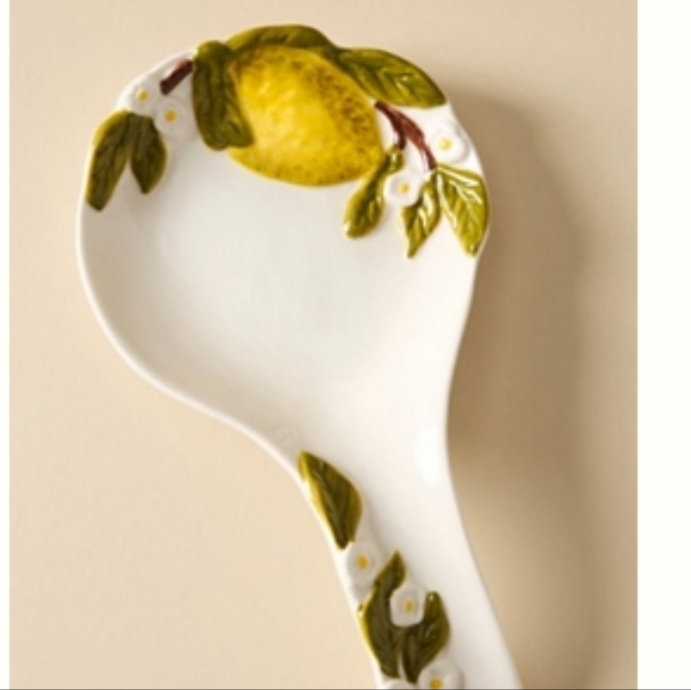 NWT Foster Icon Stoneware Spoon Rest